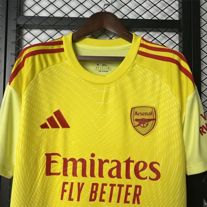 Arsenal Yellow Goalkeeper Kit 25/26