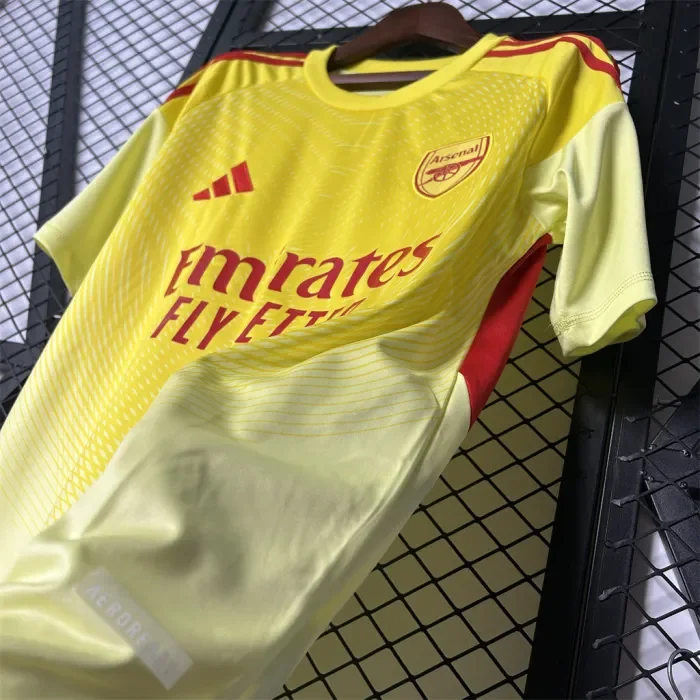Arsenal Yellow Goalkeeper Kit 25/26