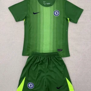 Chelsea Green Childrens Goalkeeper Kit