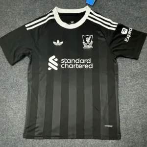 Liverpool Adult Black Goalkeeper Kit 25/26