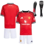 Manchester United Childrens Home Kit 25/26