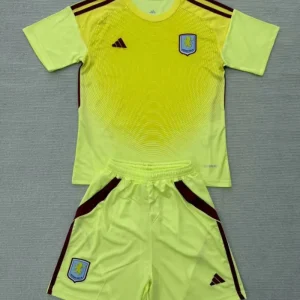 Aston Villa Yellow Goalkeeper kit 25/26