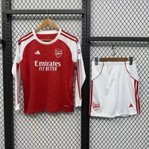 Arsenal Childrens Long Sleeve Home Kit 25/26