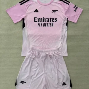 Arsenal Childrens Pink Goalkeeper Kit 25/26
